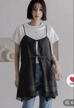 2way コットンレースミニワンピース　ローリーズファーム