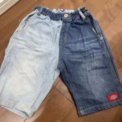 夏に大活躍！Dickies デニムハーフパンツ 140cm