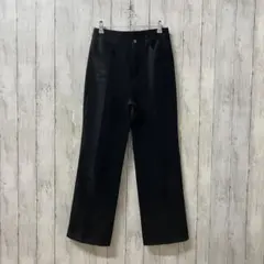 GU センタープレス　ストレート　パンツ　L