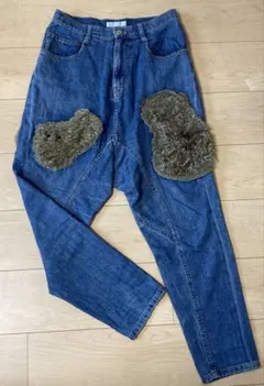 ネネット　フクロウモチーフ　デニムパンツ　サイズ1のサムネイル