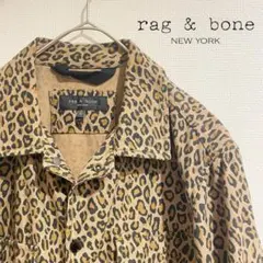 rag & bone ラグアンドボーン レオパードヒョウ柄ジャケット ブルゾン