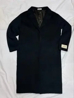 CINOH チノ ウールチェスターコート マキシ丈 38 ネイビー ロング