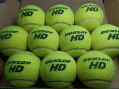 中古硬式テニスボール(DUNLOP HD) 10球のサムネイル