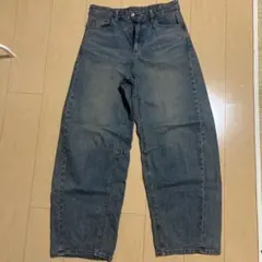 GU バレルレッグジーンズ L