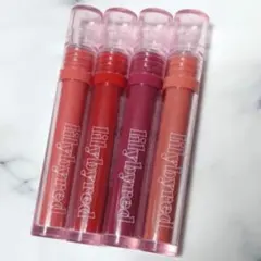 新品【最終値下げ】リリーバイレッド　口紅　リップティント　4本セットのサムネイル