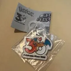 タカラトミー　ポケモン 30周年 メタルチャームマスコット　リザードン