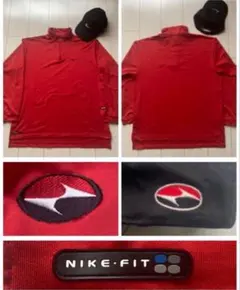 美品 90s 00s Y2K NIKE FIT CAP シャツ セット XL