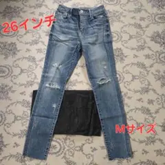 【未使用】riendaリエンダ スキニーデニム 26インチ パンツ