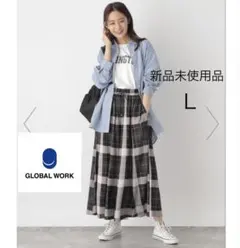 さらさらリラックスフレアワイドパンツ