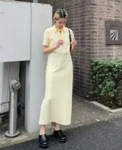 マキシポロシャツワンピース【MAISON SPECIAL/メゾンスペシャル】のサムネイル