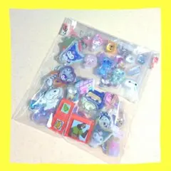 即購入可☆サンリオ&ディズニー ぷっくりシール おすそ分け 50枚