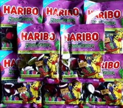 ハリボー　ハッピーグレープ 80g ✕6袋セットのサムネイル