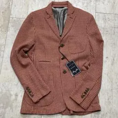 新品 ZARA ザラ ギンガムチェック柄 テーラードジャケット M