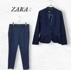 美品！ZARA ネイビー ビジネススーツ ジャケットパンツ