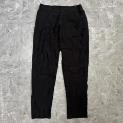 黒 Mサイズ パンツ ストレッチ 伸縮性 【370】
