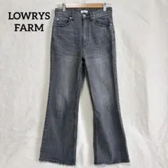 美品 ローリーズファーム ブラック ブーツカットデニム S フレア ジーンズ