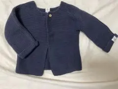 プチバトー/ベビーカーディガン