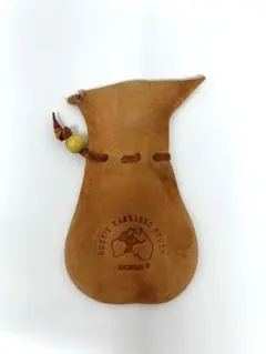 【希少】カンガルーレザー 幸運袋（金玉袋） 金運カラー