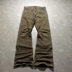 00s EDWIN brown flare denim pants swag - メルカリ