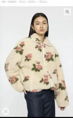 BOA FLEECE FLORALジャケット