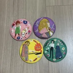 スタジオジブリ　刺繍　缶バッジ