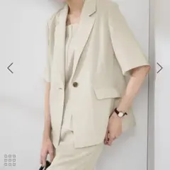 ロペピクニック 接触冷感 ジャケットセットアップ エフォートレスリラックス 美品のサムネイル