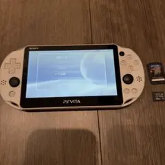 PS Vita2000 ホワイト 本体 メモリーカード32GB マインクラフト