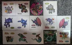 ポケモンパンシール ヤミラミ ジュペッタ 13枚セット ドラパルト ドラメシヤ