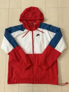 NIKE ナイロンジャケット トリコロールカラー Sサイズ