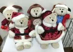 【新品タグ付き】スタバ　スターバックスコーヒー　ベアリスタ　ぬいぐるみ5個セット