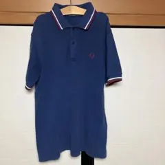 fred perryネイビー ポロシャツ 100%コットン