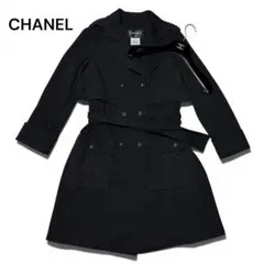 CHANEL シャネル ココボタン マトラッセステッチ トレンチコート 38のサムネイル