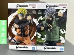 うずまきナルト、はたけカカシ　グランディスタフィギュア計2体新品未開封
