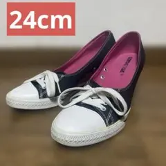 【希少‼️】converse オールスター スニーカー風パンプス 24cm