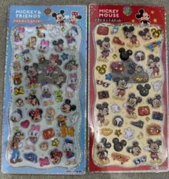 バ*バ様 【正規品】【即日発送】プチドロップシール ミッキー＆フレンズ 2枚セッ