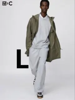 業*者様 UNIQLO C スウェットワイドパンツ　L グレー