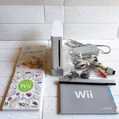 Nintendo ニンテンドー 任天堂 Wii 本体 ケーブル一式 ソフト 2本