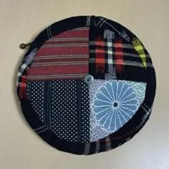 和柄 丸型ポーチ