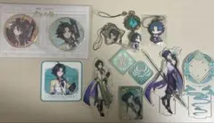 原神　魈　スイパラ　胡桃　アクスタ　ラバスト　フィギュア　ブロック　缶バッジ