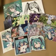 初音ミク　カード、ステッカー