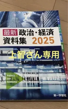 最新 政治・経済 資料集 2025 上智さん専用