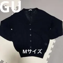 GU カーディガン　ブラック　M 薄手