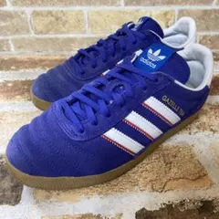 adidas Gazelle スニーカー 青 23cm【クリーニング済】