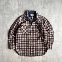 【70s Pendleton】チェックシャツ　長袖　好配色　古着　vintage