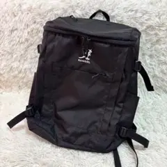 KANGOL スクエア リュック バックパック ブラックのサムネイル