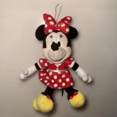【パーク限定】ミニー ぬいぐるみバッジ ぬいぐるみチェーン キーホルダー