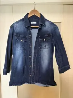 TORNADO MART ダークブルー デニムシャツ