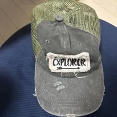 ヴィンテージ トラッカーキャップ グレー