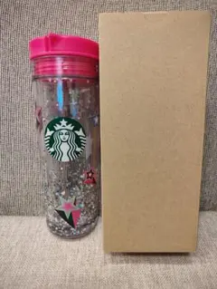 送料別 Starbucks グリッター タンブラー ピンク