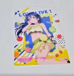 ラブライブ！ お台場 THEキャラカフェ クリアブロマイド μ's 園田海未